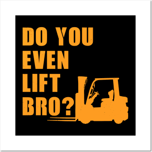 Do You even lift Bro? Posters and Art